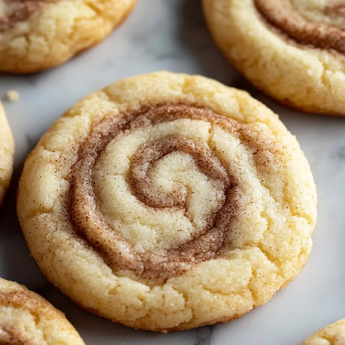 Soft Cinnamon Roll Sugar Cookies with Swirled Cinnamon Filling