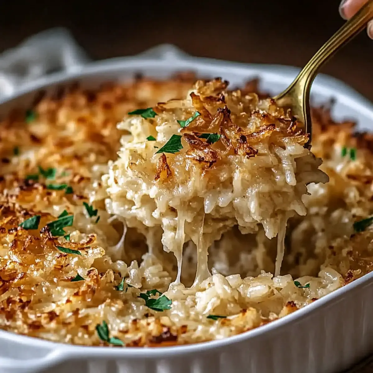 Comforting Cozy French Onion Chicken Rice Bake That's Easy to Make 3
