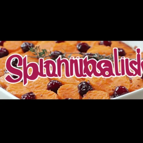 Sweet Potato & Cranberry Gratin - Easy Holiday Side Dish