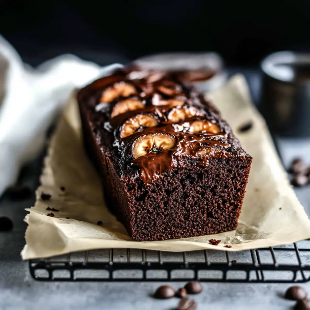 Irresistibly Moist Chocolate Espresso Banana Bread Delight 2