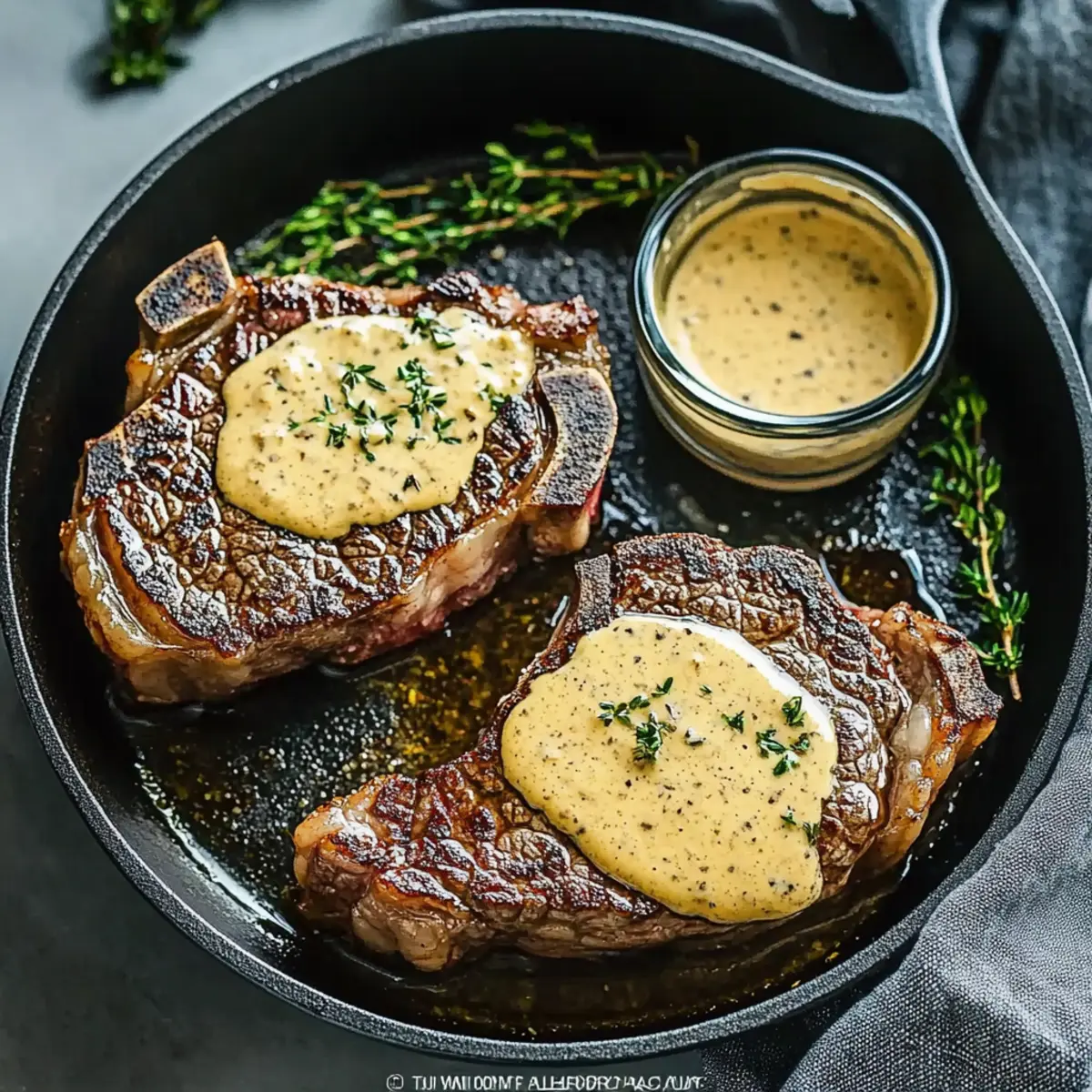 Ultimate Juicy Oven-Baked Steak with Creamy Pan Sauce