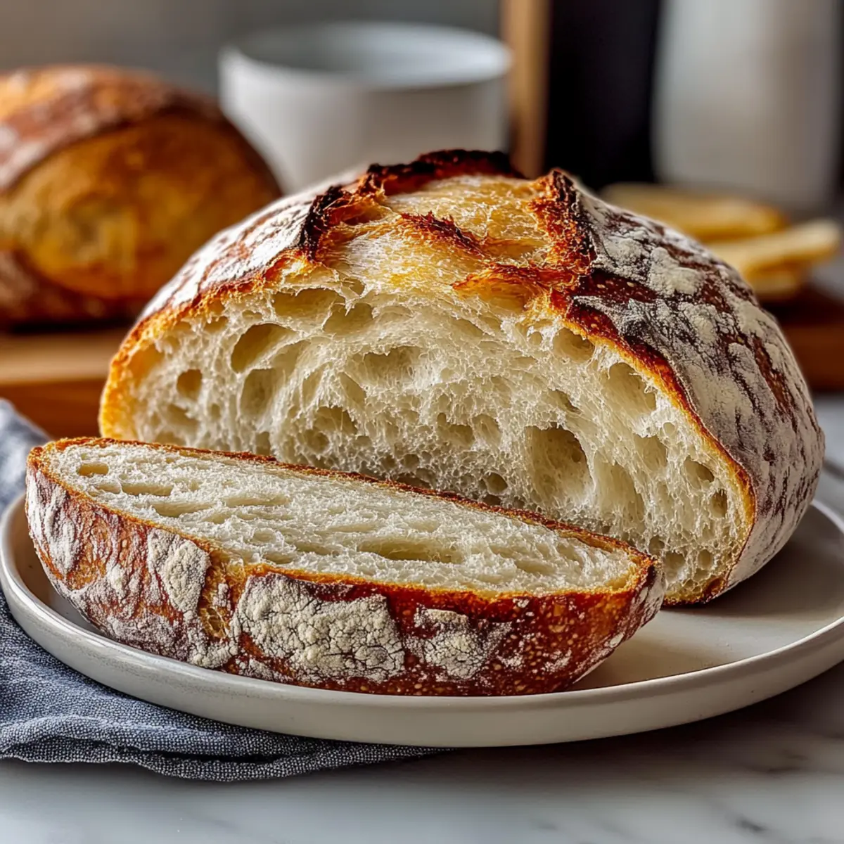 Soft and Chewy Sourdough Bread Made from Scratch